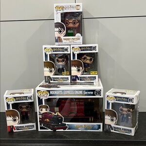 Funko Harry Potter Pop! Includes Exclusives-and Hogwarts Express